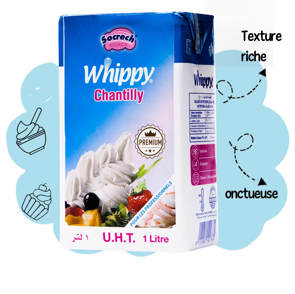 Préparation Chantilly Whippy - 1Litre – Image 2